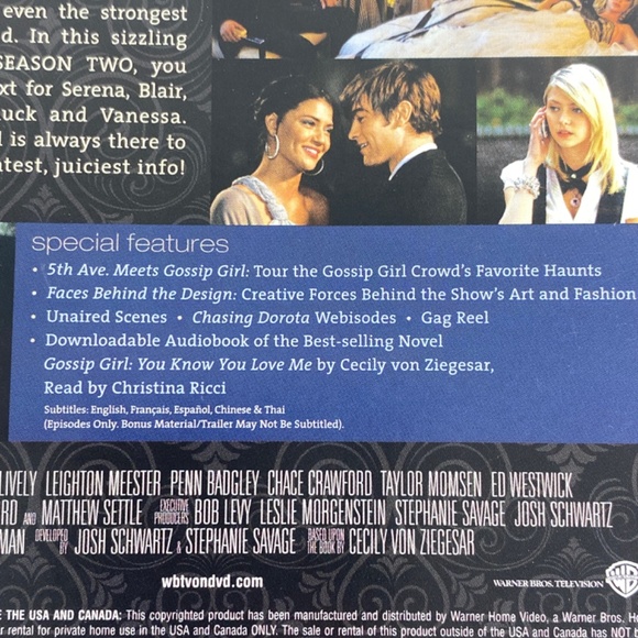 Gossip Girl Season 2 / The Complete Second Season 7 Disc Set  DVD - Picture 4 of 9